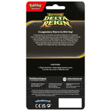 Rückseite Pokemon Delta Reign 1-Pack Blister Inhaltsangabe – bei CardsRfun