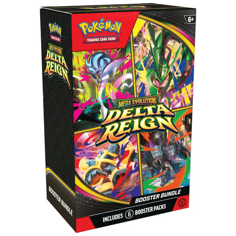 Pokemon Delta Reign Booster Bundle 6 Boosterpacks aufgefächert – bei CardsRfun