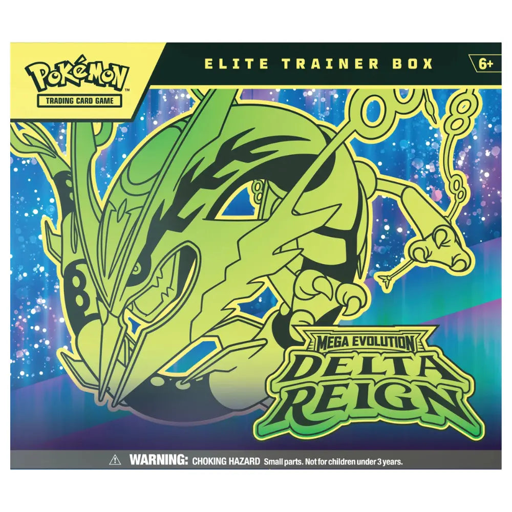 Mega Rayquaza ex Cover Delta Reign Elite Trainer Box Detail – bei CardsRfun