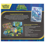 Rückseite Delta Reign Elite Trainer Box mit Kyogre-Promo und Inhaltsliste – bei CardsRfun