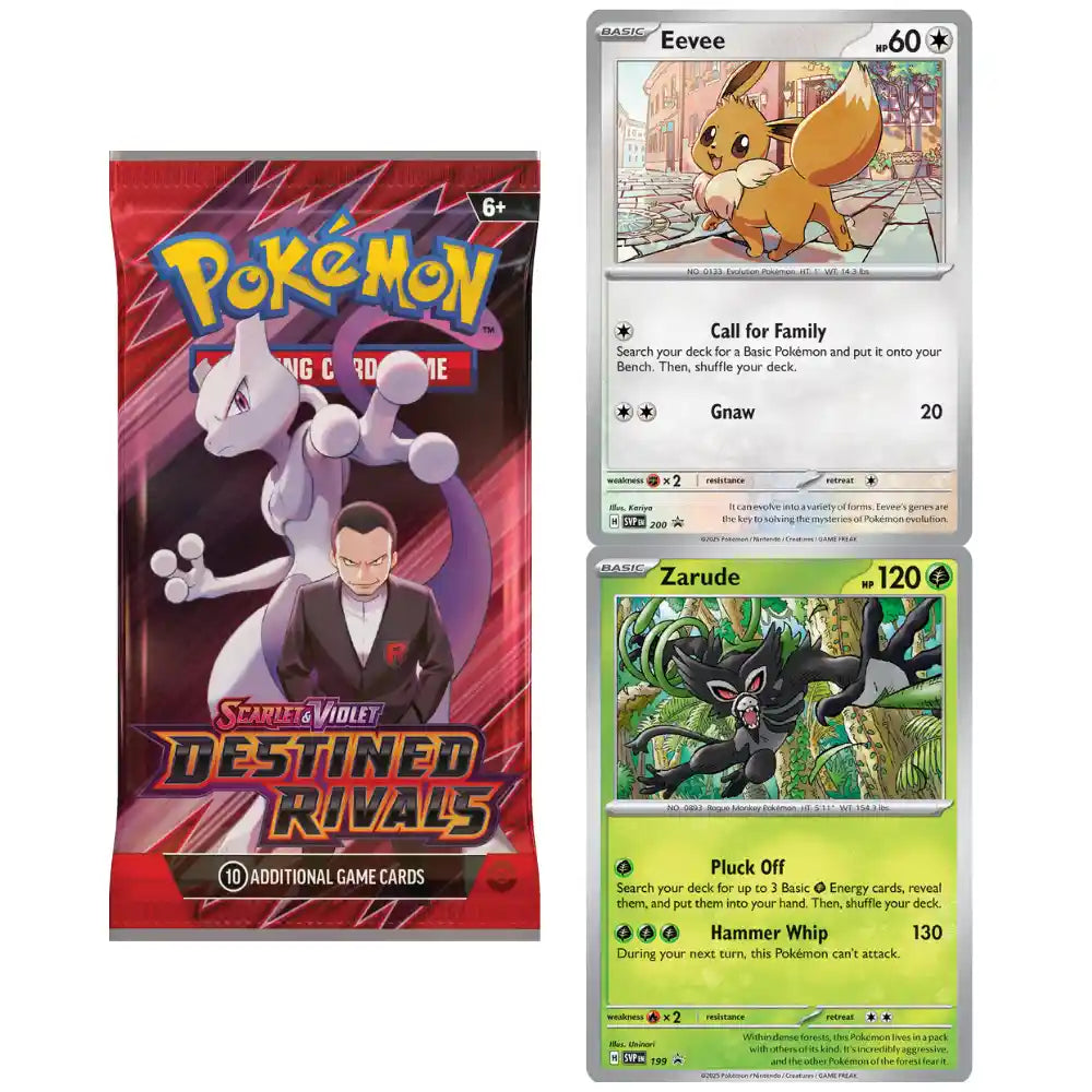Pokemon Destined Rivals: 1-Pack Blister CardsRfun