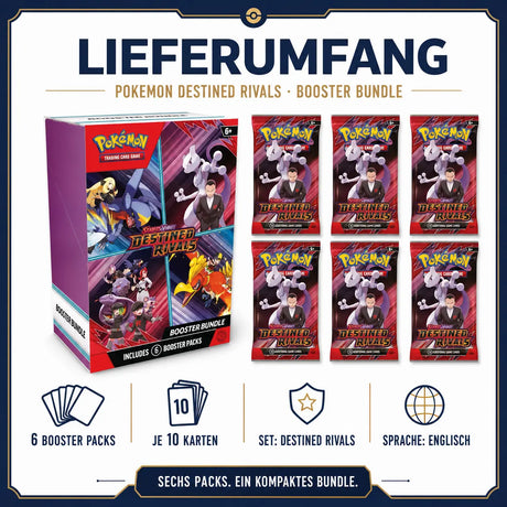 destined rivals booster box price europe Pokemon Scarlet & Violet: 6-Pack Bundle Dave & Adam's First partners Meowscarada ex $1000 Destined Rivals booster boxes