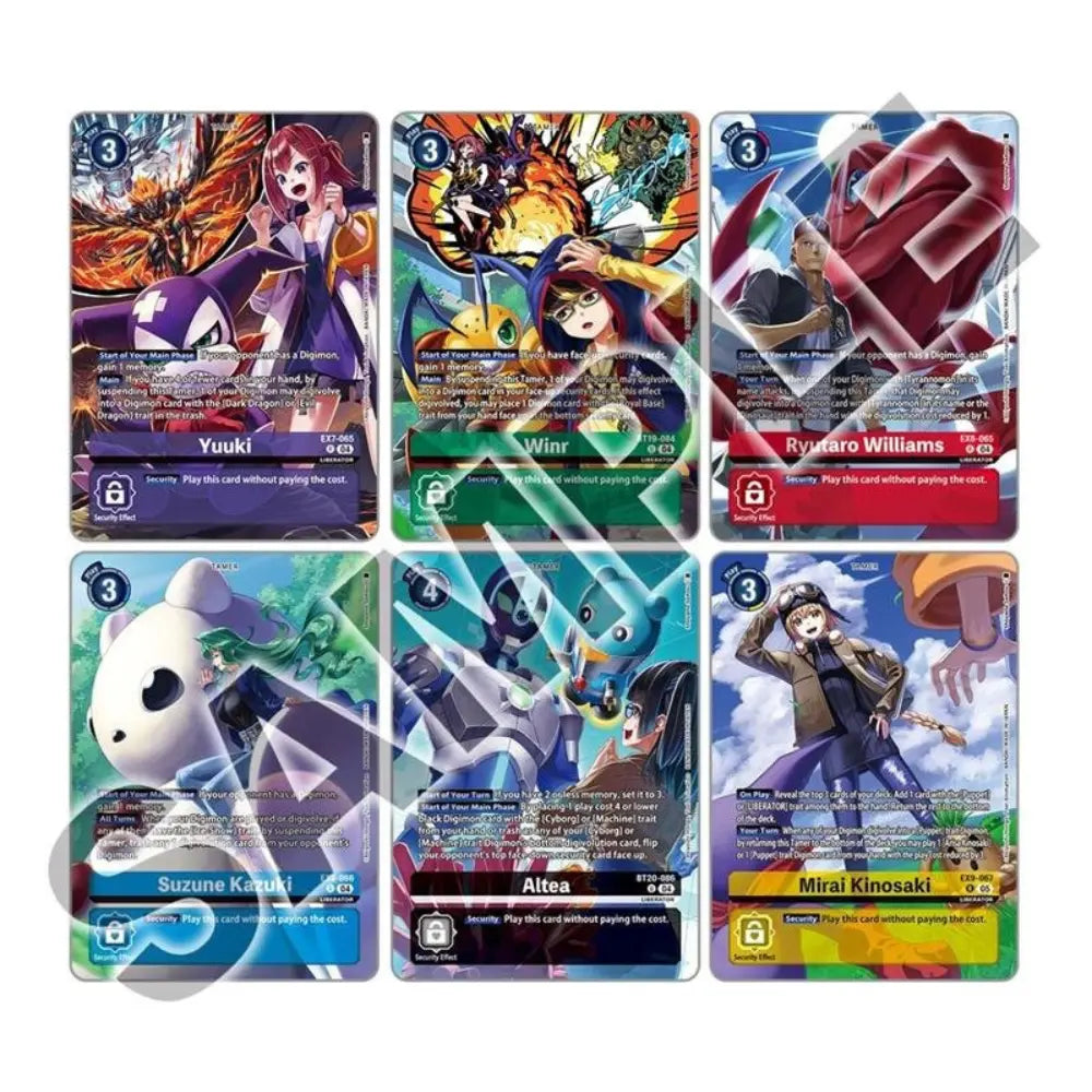 Digimon Liberator Debuggers Set weitere Tamer Promo-Karten PB-22 – bei CardsRfun