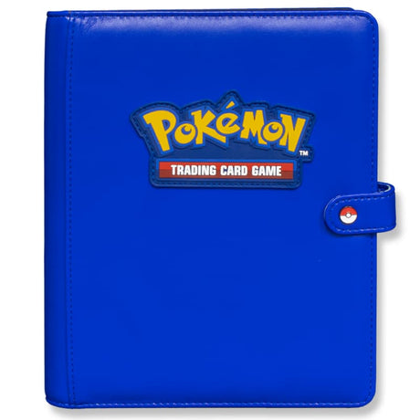 Ultra Pro Pokemon 4 Pocket Premium Snap Binder Blue CardsRfun