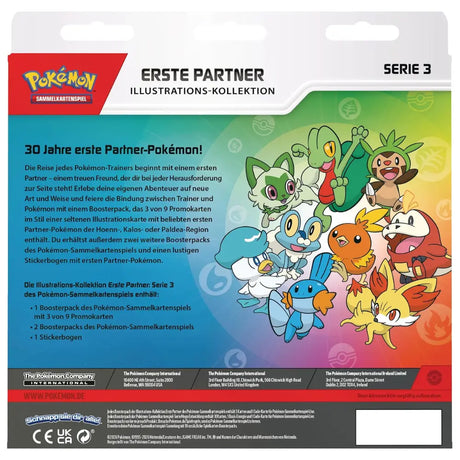 Rückseite Erste Partner Illustrations-Kollektion Serie 3 30 Jahre Jubiläum – bei CardsRfun