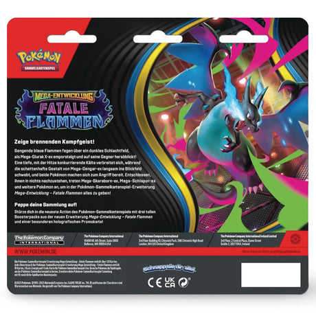 Pokemon Fatale Flammen: 3-Pack Blister (DE) CardsRfun