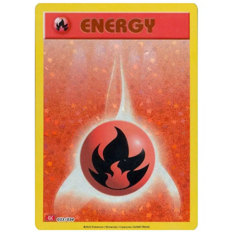 Basis Feuer Energie - 033/034 - Trading Card Game Classic (CL) CardsRfun