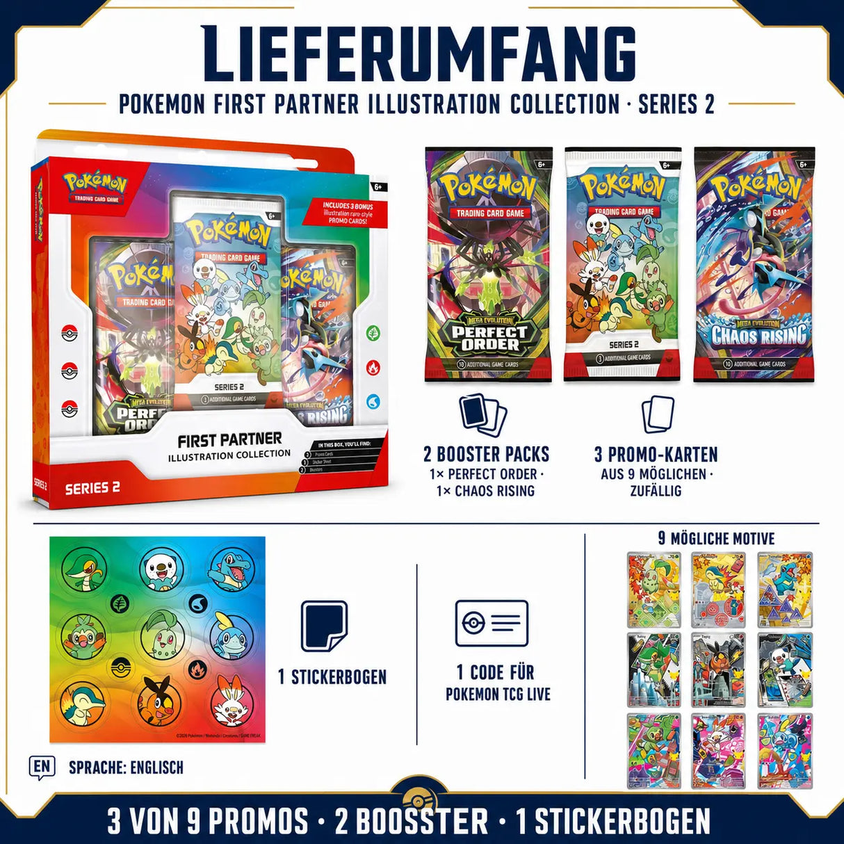 Pokemon First Partner Illustration Collection - Series 2 (B-Stock)