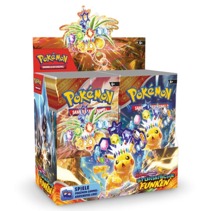 Pokemon Stürmische Funken - Booster Display