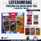 Pokemon Galarian Birds Trio: 2-Pack Blister