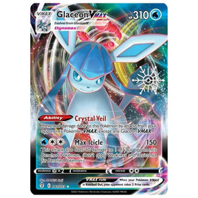 Pokemon Glaceon VMax EVO 041/203 Evolving Skies Schneeflocke Stempel – bei CardsRfun