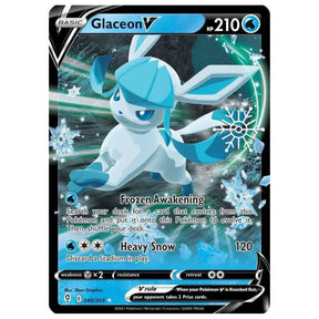 Pokemon Glaceon V EVO 040/203 Evolving Skies Schneeflocke Stempel – bei CardsRfun