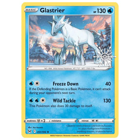 Pokemon Glastrier LOR 051/196 Lost Origin Schneeflocke Stempel – bei CardsRfun