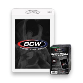 Pokemon BCW Semi-Rigid Card Holders (50 Stück)