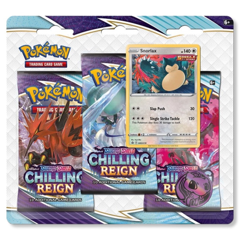 Chilling Reign: 3-Pack Blister Snorlax/ Eevee