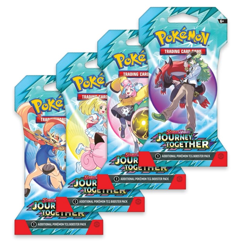 Pokemon Journey Together- Sleeved Booster CardsRfun