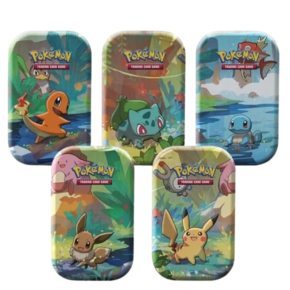 Pokemon Kanto Friends Mini Tin CardsRfun