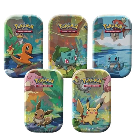 Pokemon Kanto Friends Mini Tin CardsRfun