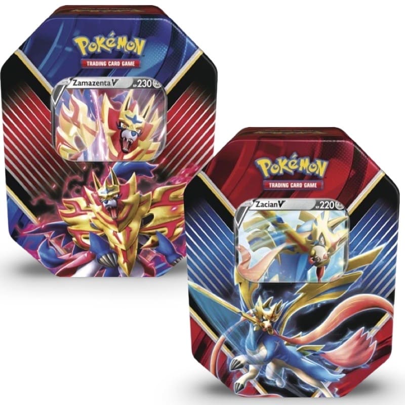 Pokemon Legends store of Galar: Zacian V Tins (x4)