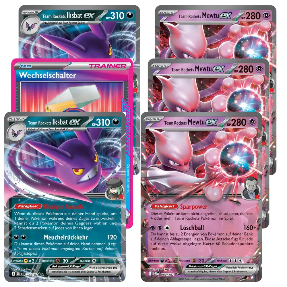 Pokemon Liga Kampfdeck - Team Rockets Mewtu ex CardsRfun