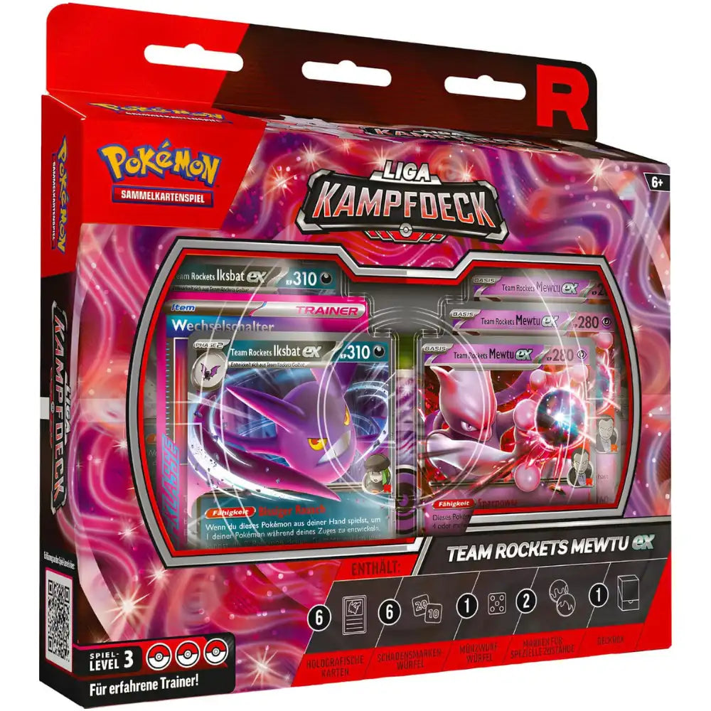 Pokemon Liga Kampfdeck - Team Rockets Mewtu ex CardsRfun