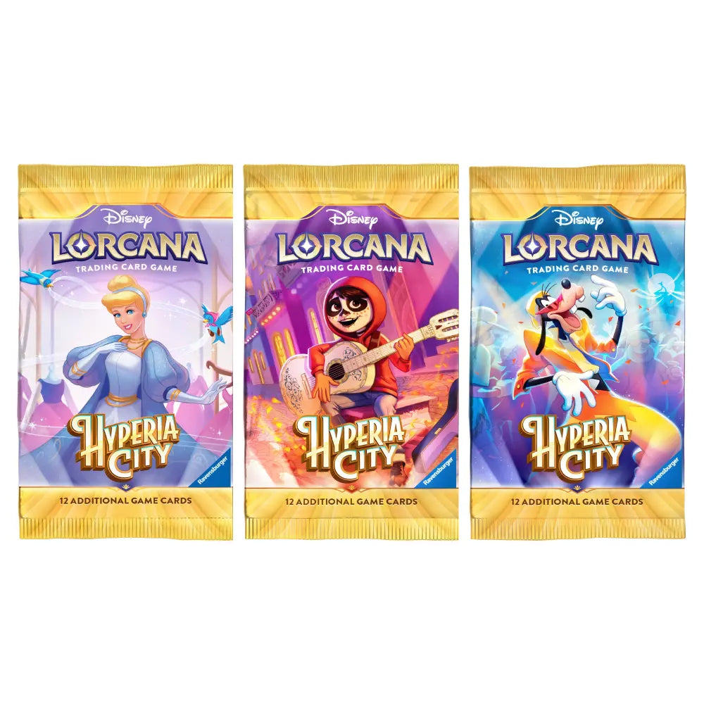 Lorcana Hyperia City Boosterpacks Cinderella Miguel Goofy EN – bei CardsRfun