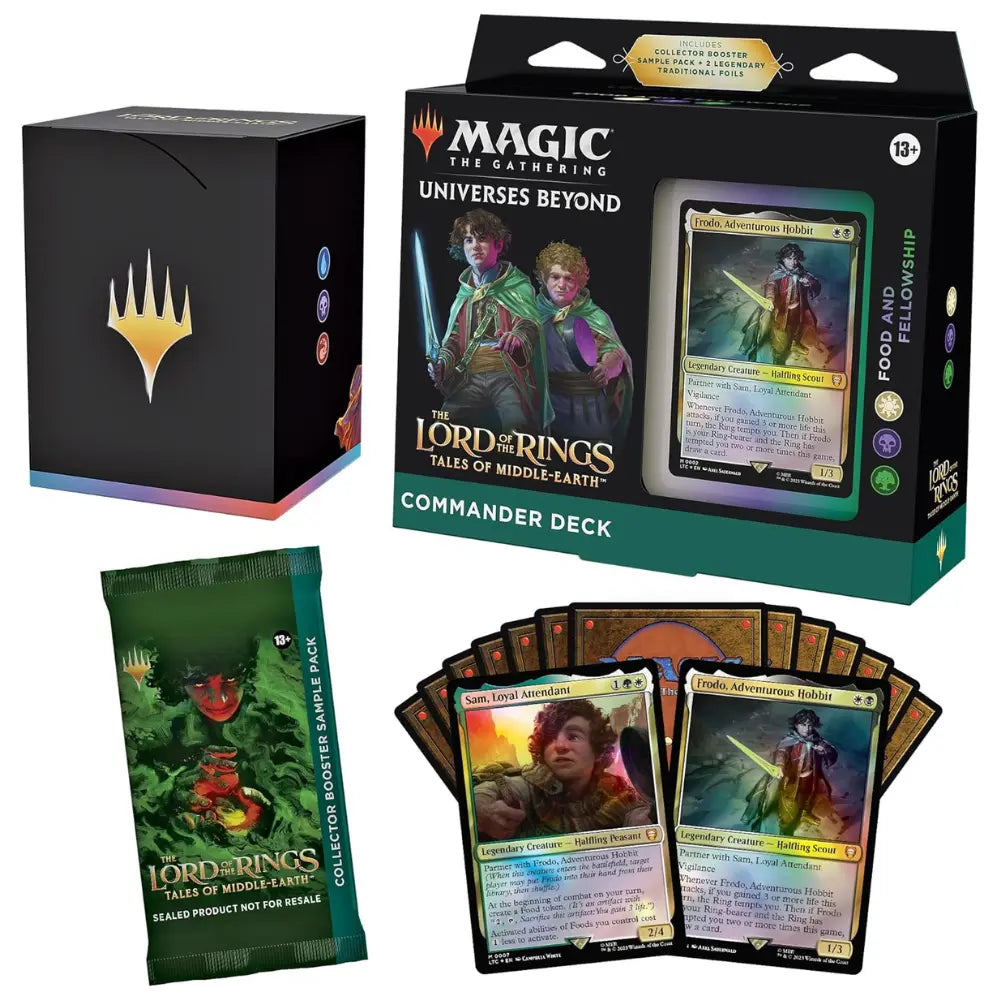 MTG LotR Commander Deck Food and Fellowship mit Frodo und Sam – bei CardsRfun