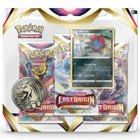 Lost Origin: 3-Pack Blister Regigigas/ Weavile