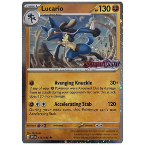 Lucario - SVI 114/198 - Scarlet & Violet Stempel CardsRfun