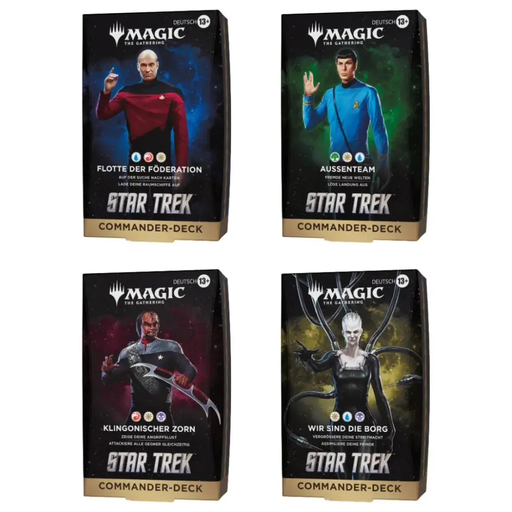 Magic: The Gathering Star Trek Commander-Deck DE – alle 4 Varianten – bei CardsRfun