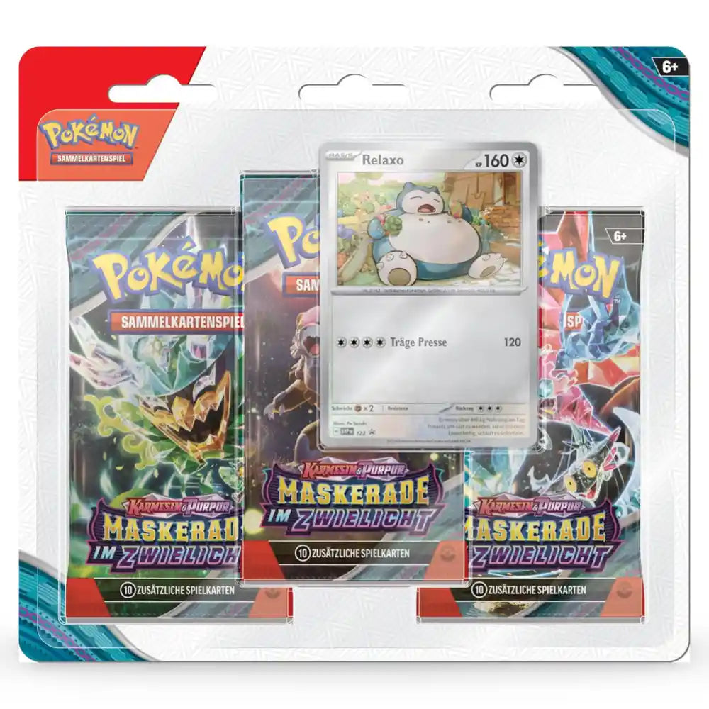 Pokemon Maskerade im Zwielicht: 3-Pack Blister CardsRfun