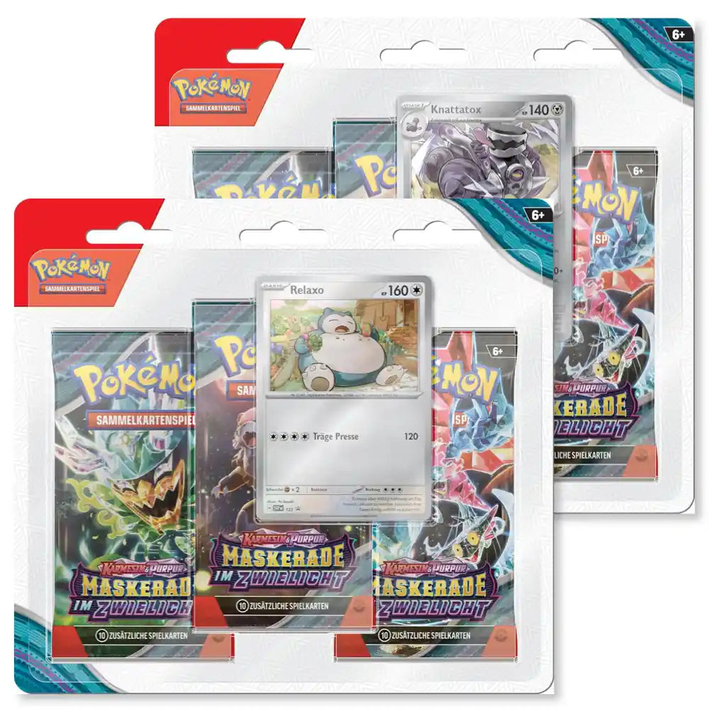 Pokemon Maskerade im Zwielicht: 3-Pack Blister CardsRfun