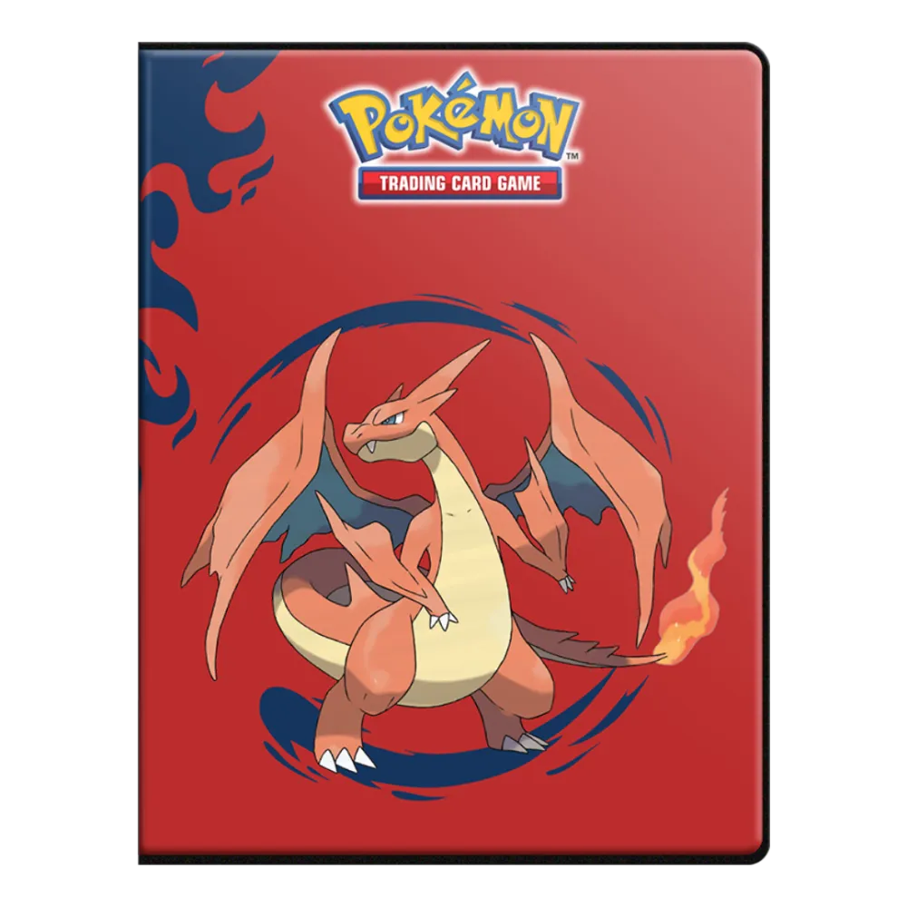 Ultra Pro Pokemon 9-Pocket Binder Mega Charizard Y Frontcover – bei CardsRfun