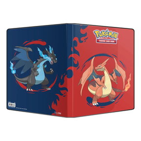 Ultra Pro Pokemon 9-Pocket Binder Mega Charizard X und Y aufgeklappt – bei CardsRfun