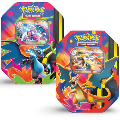 Pokemon Mega Charizard Tin CardsRfun
