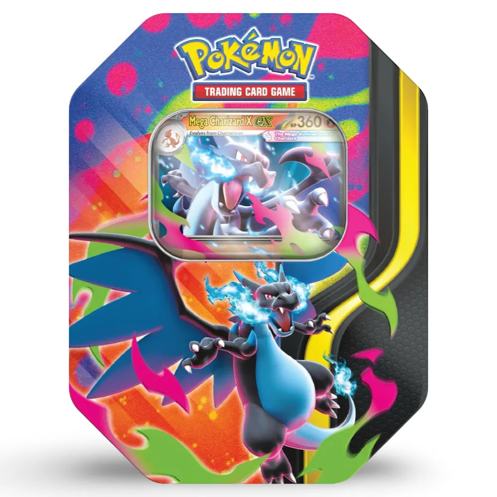 Pokemon Mega Charizard Tin CardsRfun