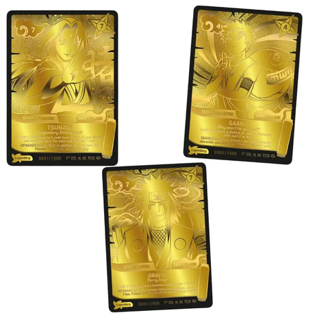 Naruto Mythos TCG Shinobi Shiren Gold Cards Jiraiya Gaara Tsunade – bei CardsRfun