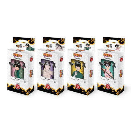 Naruto Mythos TCG Shinobi Shiren Team Set – alle 4 Versionen (Rock Lee, Might Guy, Neji Hyuga, Tenten) – bei CardsRfun
