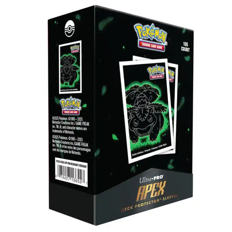 Ultra Pro Neon Kanto Venusaur APEX Deck Protector Sleeves (105 Stück) CardsRfun