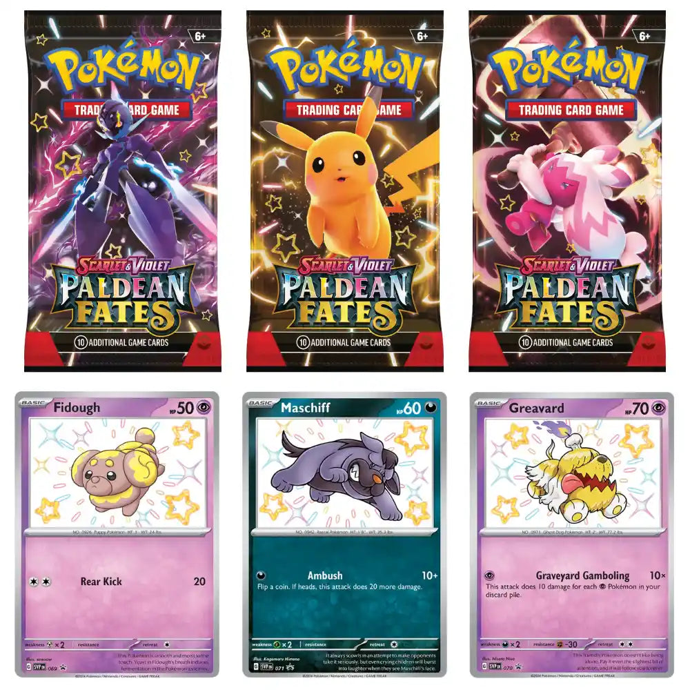 Pokemon Paldean Fates Tech Sticker Collection CardsRfun