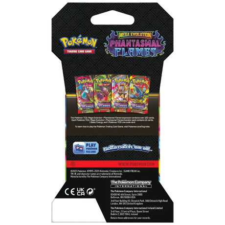 Pokemon Phantasmal Flames- Sleeved Booster CardsRfun