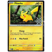 Pokemon Pikachu - MEW 025/165 - Schneeflocke Stempel