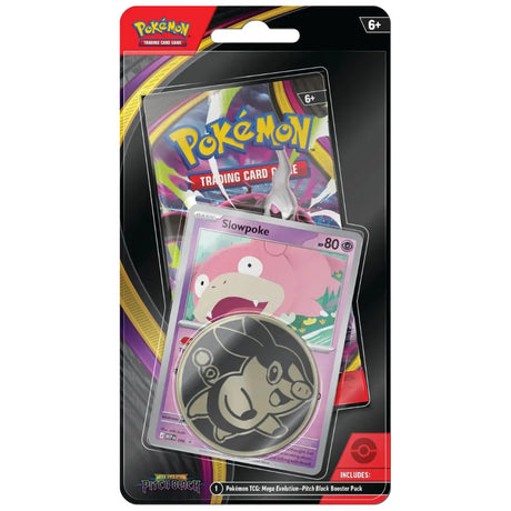 Pokemon Pitch Black 1-Pack Blister – Frontansicht mit Slowpoke-Promo