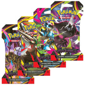 Pokémon Pitch Black Sleeved Booster – Frontansicht des Boosters