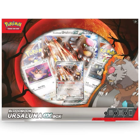 Pokemon Bloodmoon Ursaluna ex Box CardsRfun