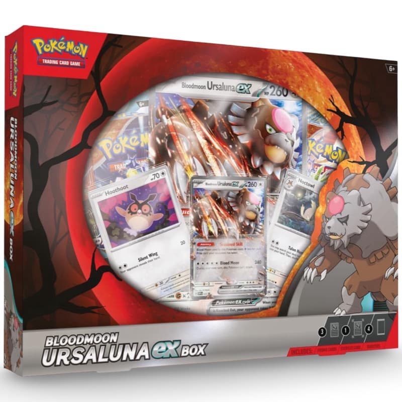 Pokemon Bloodmoon Ursaluna ex Box CardsRfun