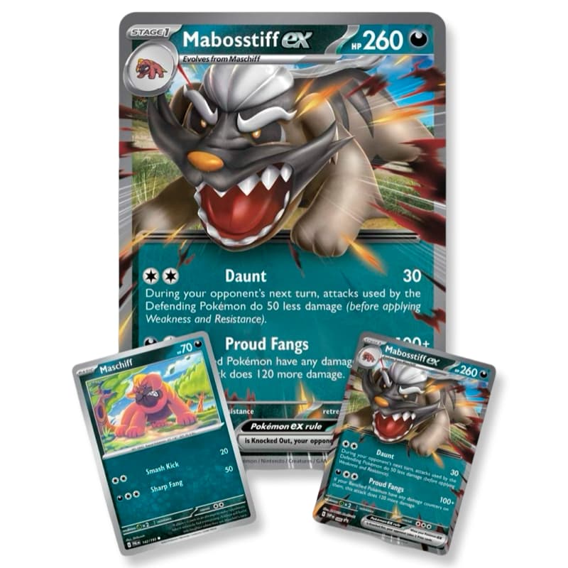 Pokemon Mabosstiff ex Box CardsRfun