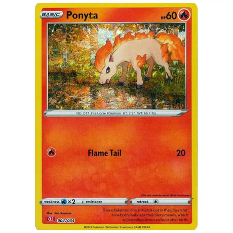 Ponyta - 004/034 - Trading Card Game Classic (CL) CardsRfun
