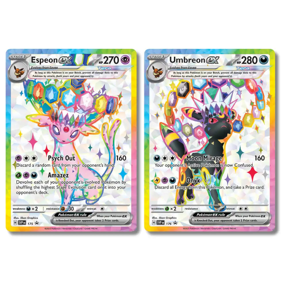 Pokemon Prismatic Evolutions - Premium Figure Collection CardsRfun