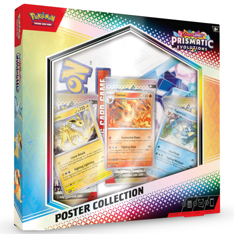 Pokemon Prismatic Evolutions Poster Collection